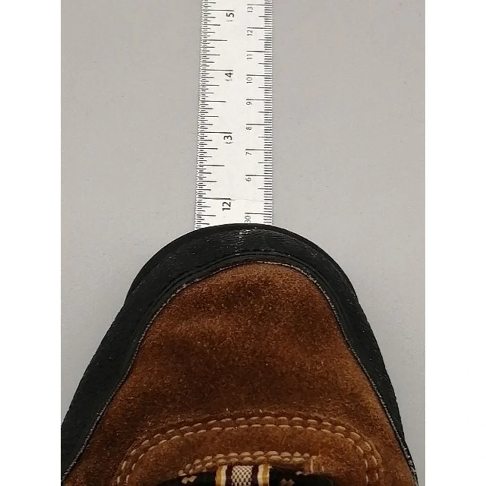 Cherokee Boots Mens Brown 7 Leather Hiking Shoe Work Chore Mid Top 093081379